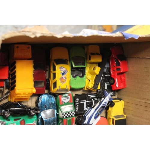 282 - TWENTY SEVEN DIE-CAST TOY CARS AND TRUCKS, TO INCLUDE MAJORETTE, SIKU, ETC