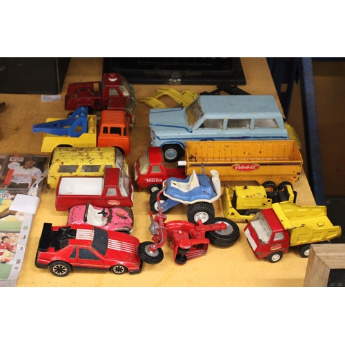 288 - A COLLECTION OF VARIOUS VINTAGE 1970'S TONKA VEHICLES