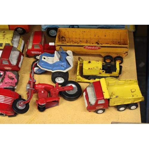 288 - A COLLECTION OF VARIOUS VINTAGE 1970'S TONKA VEHICLES