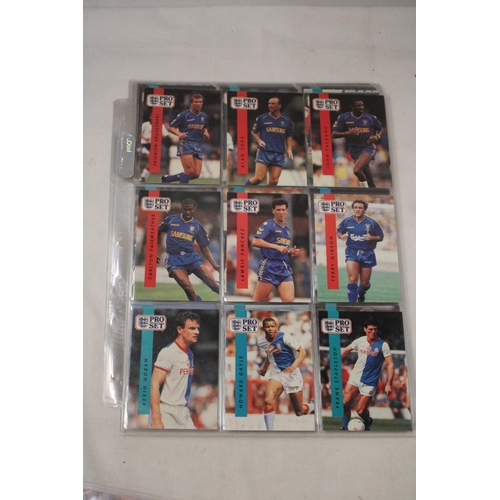 291 - A COLLECTION OF 100, PRO SET ENGLAND FOOTBALL CARDS