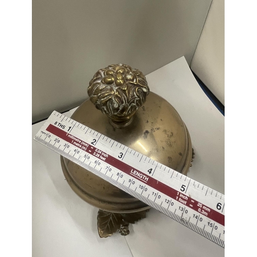 15 - A LARGE BRASS COUNTER TOP BELL