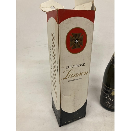 319 - A BOTTLE OF LANSON BLACK LABEL CHAMPAGNE