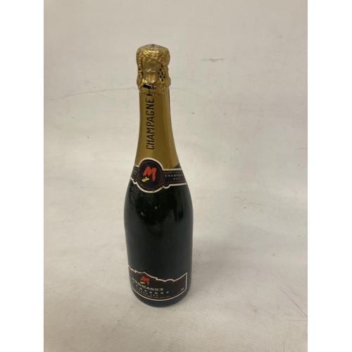 408 - A 750ML BOTTLE OF MOSIMANN'S CHAMPAGNE