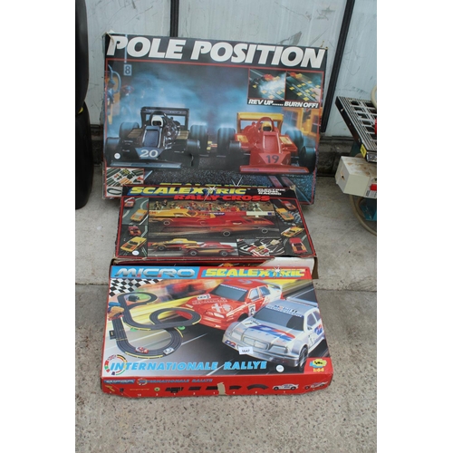 1647 - THREE RETRO SCALETRIX SETS