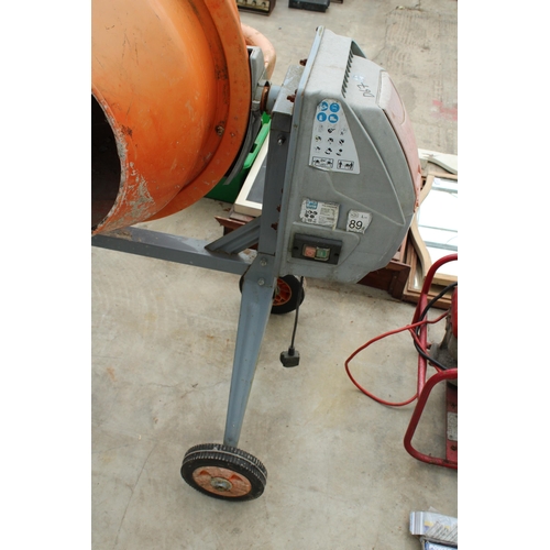 A BUILD BUDDY ROLL OVER CEMENT MIXER