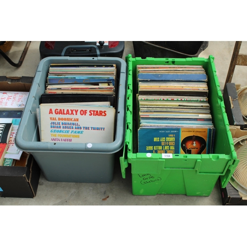 1768 - A LARGE ASSORTMENT OF LP RECORDS