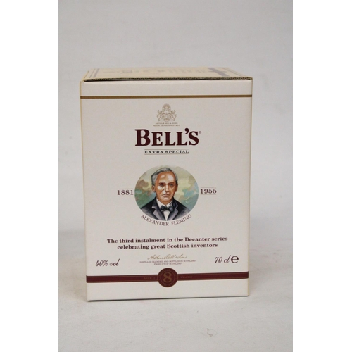 307 - A SEALED BELL'S EXTRA SPECIAL 70 CL OLD SCOTCH WHISKY IN A LIMITED EDITION CHRISTMAS 2003 DECANTER