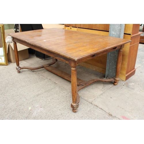 2874 - A CONTINENTAL REFECTORY STYLE TABLE, 72