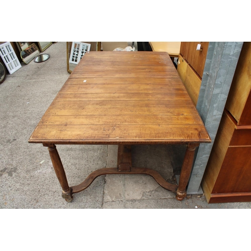 2874 - A CONTINENTAL REFECTORY STYLE TABLE, 72