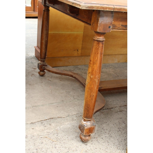 2874 - A CONTINENTAL REFECTORY STYLE TABLE, 72