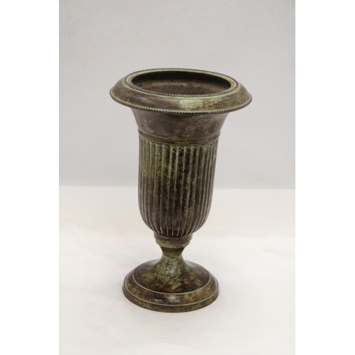 247 - A LARGE BRONZE URN