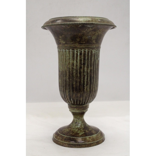 247 - A LARGE BRONZE URN