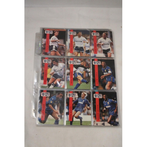 291 - A COLLECTION OF 100, PRO SET ENGLAND FOOTBALL CARDS