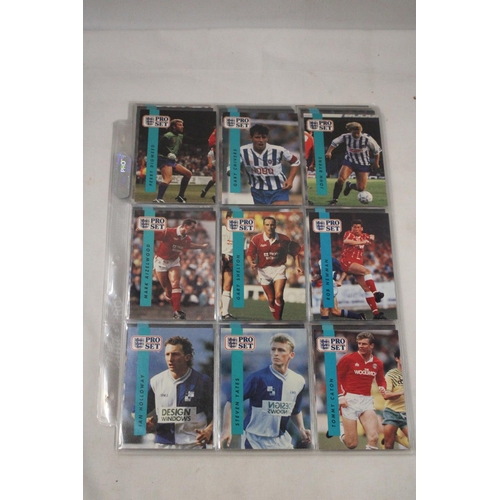 291 - A COLLECTION OF 100, PRO SET ENGLAND FOOTBALL CARDS