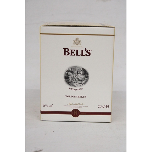 309 - A SEALED BELL'S EXTRA SPECIAL 70 CL OLD SCOTCH WHISKY IN A LIMITED EDITION CHRISTMAS 2007 DECANTER