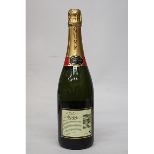 313 - A BOTTLE OF 75CL G.H. MUMM & CO CHAMPAGNE