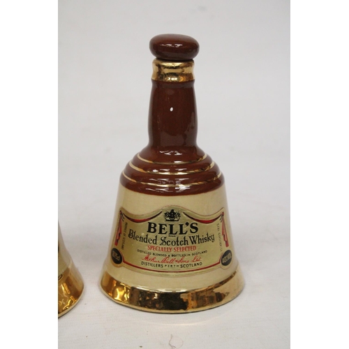 317 - TWO BELL'S BLENDED SCOTCH WHISKYT 37.5 CL AND 18.75 CL IN DECANTERS