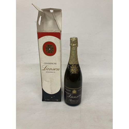 319 - A BOTTLE OF LANSON BLACK LABEL CHAMPAGNE