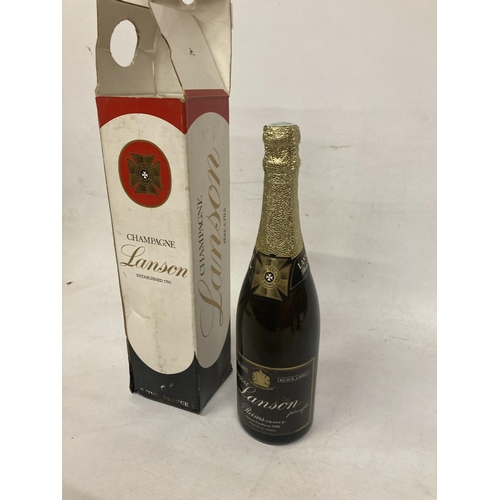 319 - A BOTTLE OF LANSON BLACK LABEL CHAMPAGNE