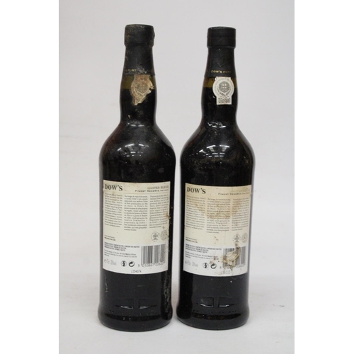 360 - TWO 75 CL B0TTLES OF DOW'S MASTER BLEND FINEST RESERVE PORT