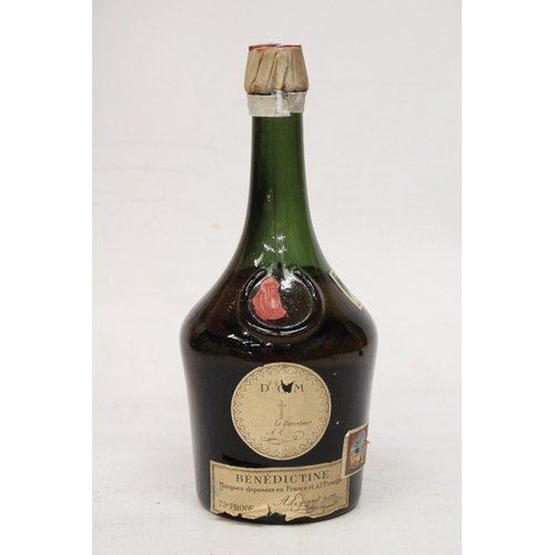 382 - A VINTAGE BOTTLE OF DOM BENEDICTINE PRODUCE OF FRANCE