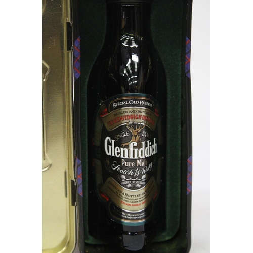 405 - TWO BOXED (UNOPENED) 5 CL BOTTLES OF GLENFIDDICH PURE MALT SCOTCH WHISKEY