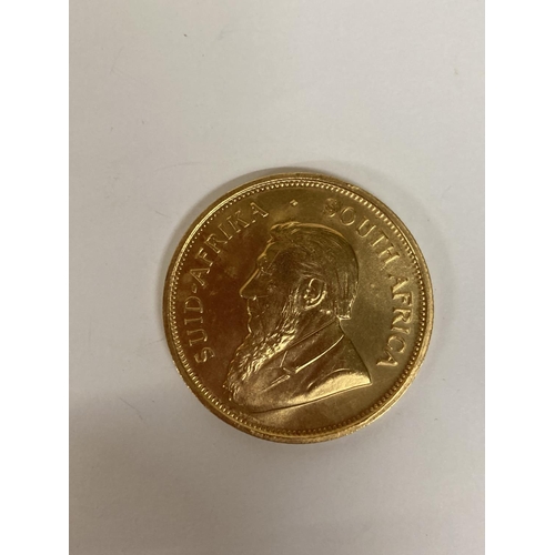 254 - A 1975 1OZ GOLD KRUGERRAND COIN