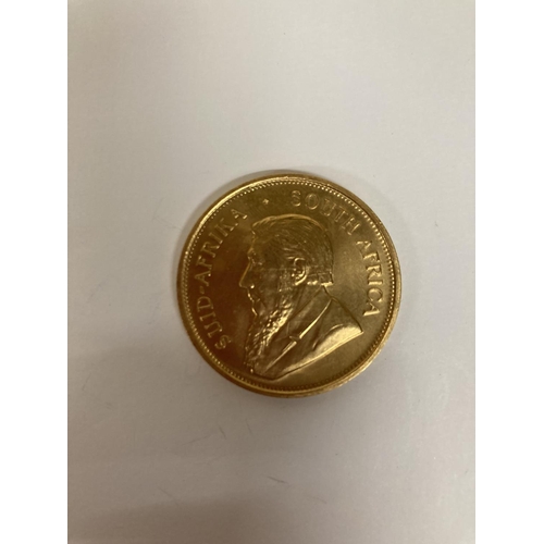 255 - A 1975 1OZ GOLD KRUGERRAND COIN