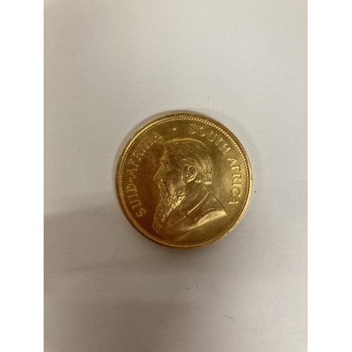 256 - A 1980 1OZ GOLD KRUGERRAND COIN