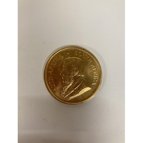 257 - A 1975 1OZ GOLD KRUGERRAND COIN