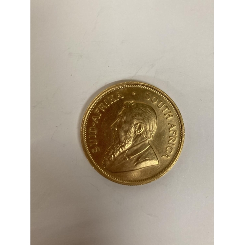 263 - A 1974 1OZ GOLD KRUGERRAND COIN