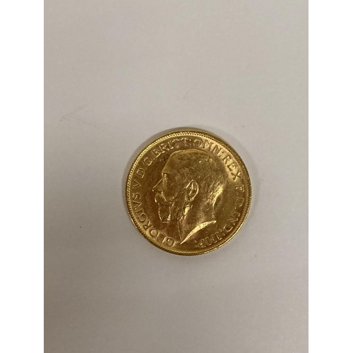 269 - A 1918 GOLD FULL SOVEREIGN COIN