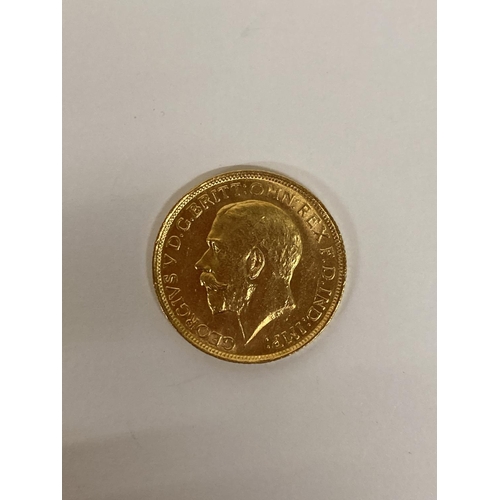 271 - A 1918 GOLD FULL SOVEREIGN COIN