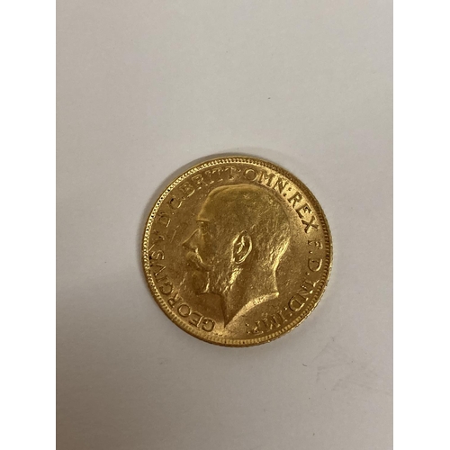 273 - A 1911 GOLD FULL SOVEREIGN COIN