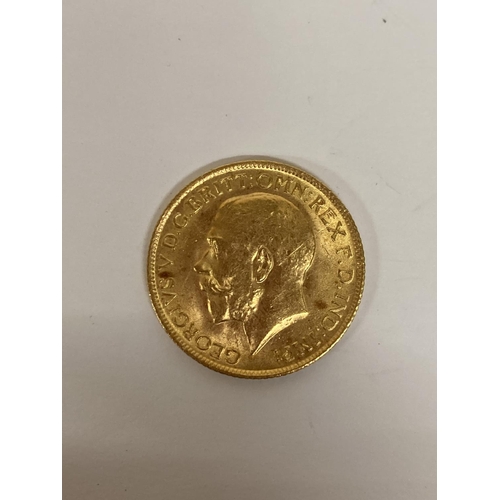 275 - A 1914 GOLD FULL SOVEREIGN COIN