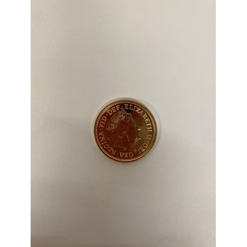 277 - A 2018 GOLD FULL SOVEREIGN COIN