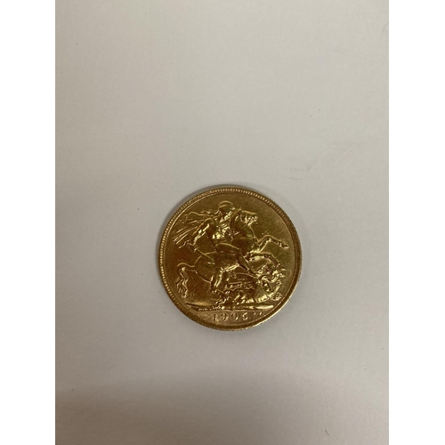 278 - A 1905 GOLD FULL SOVEREIGN COIN