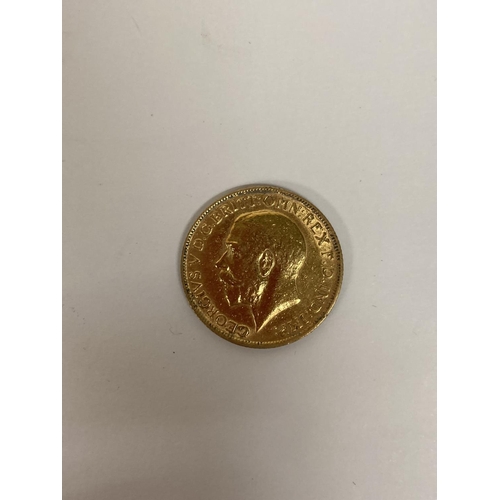 280 - A 1913 GOLD FULL SOVEREIGN COIN