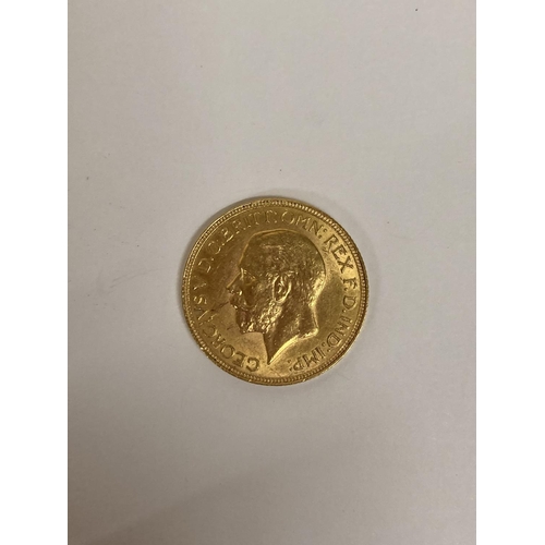 287 - A 1930 GOLD FULL SOVEREIGN COIN