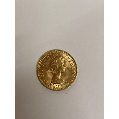 294 - A 1968 GOLD FULL SOVEREIGN COIN