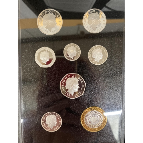 341 - TWO ROYAL MINT 2015 SILVER PROOF COIN SETS COMPRISING A TOTAL OF 16 COINS IN TWO SEALED PACKS HOUSED... 