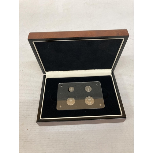 379 - AN EDWARD VII MAUNDY SET DATED 1902 IN LATER PRESENTATION BOX