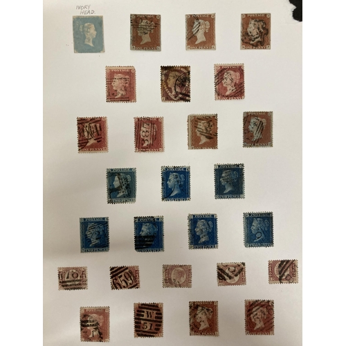 469 - A QUANTITY OF VICTORIAN GREAT BRITISH STAMPS TO INCLUDE IVORY HEAD