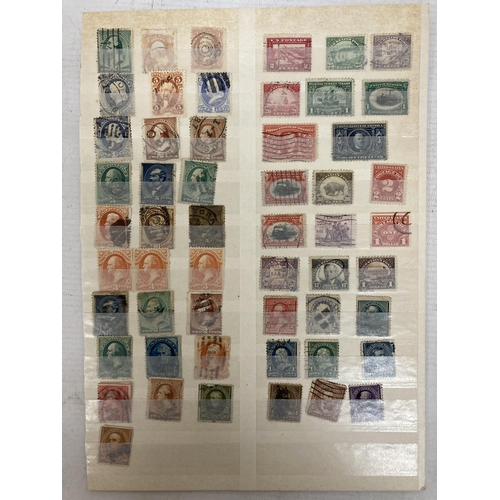 476 - ONE PAGE OF EARLY USA STAMPS