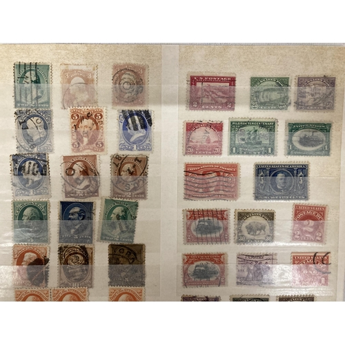 476 - ONE PAGE OF EARLY USA STAMPS