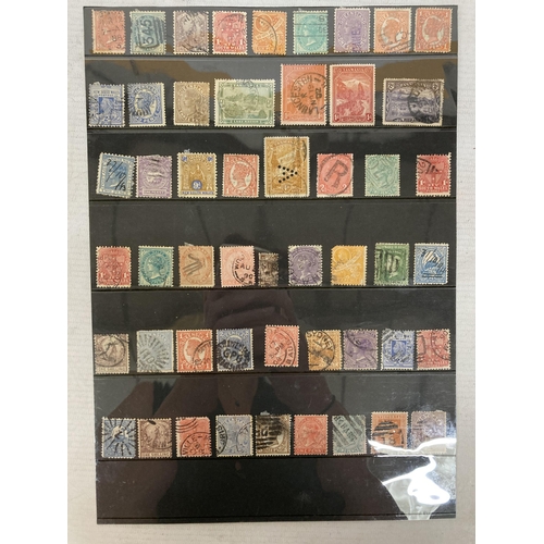 478 - ONE PAGE OF VICTORIAN AUSTRALIAN STAMPS