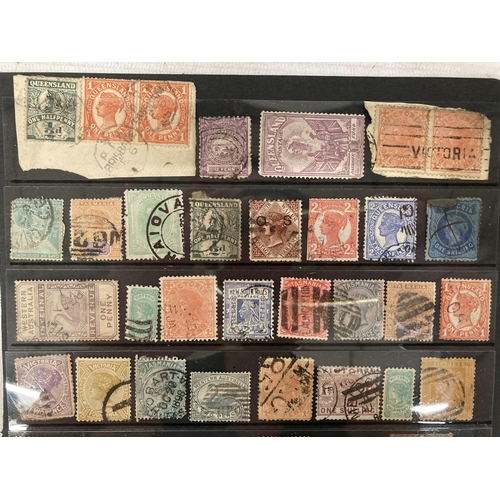 479 - ONE PAGE OF VICTORIAN AUSTRALIAN STAMPS