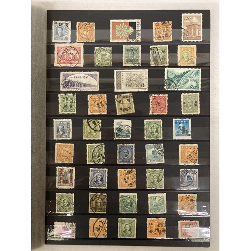 480 - EIGHT PAGES OF CHINESE STAMPS