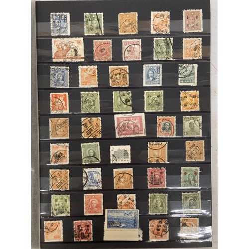 480 - EIGHT PAGES OF CHINESE STAMPS