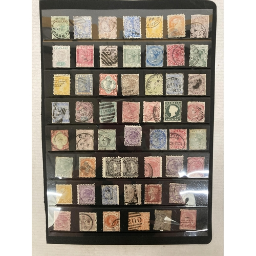 482 - ONE PAGE OF VICTORIAN COMMONWEALTH STAMPS